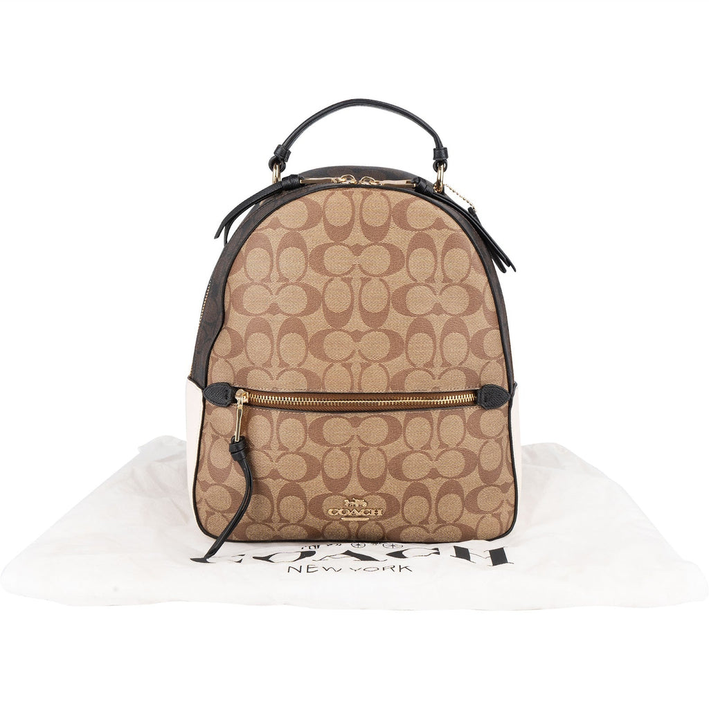 Coach Monogram Signature Canvas Charlie Backpack