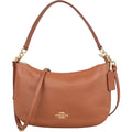 Coach Pebbled Leather Cary Shoulder Crossbody Bag