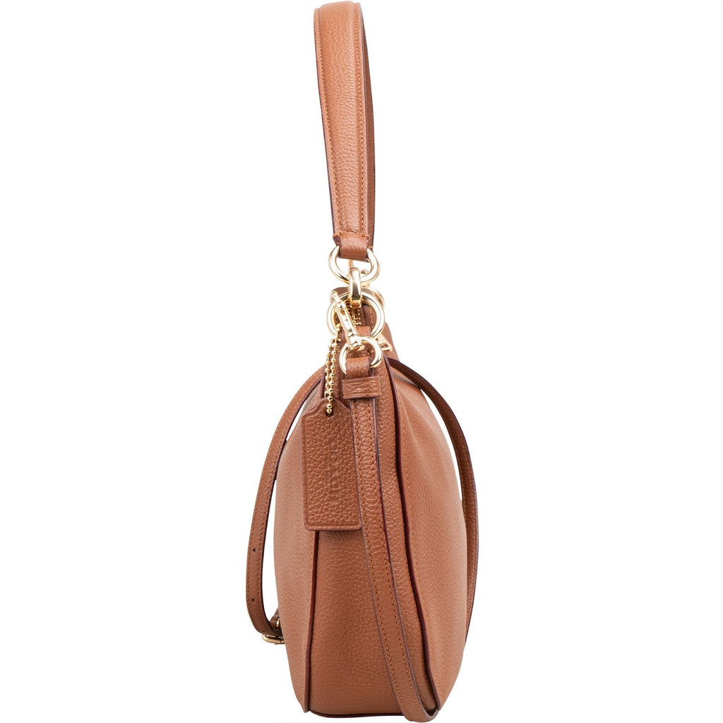 Coach Pebbled Leather Cary Shoulder Crossbody Bag