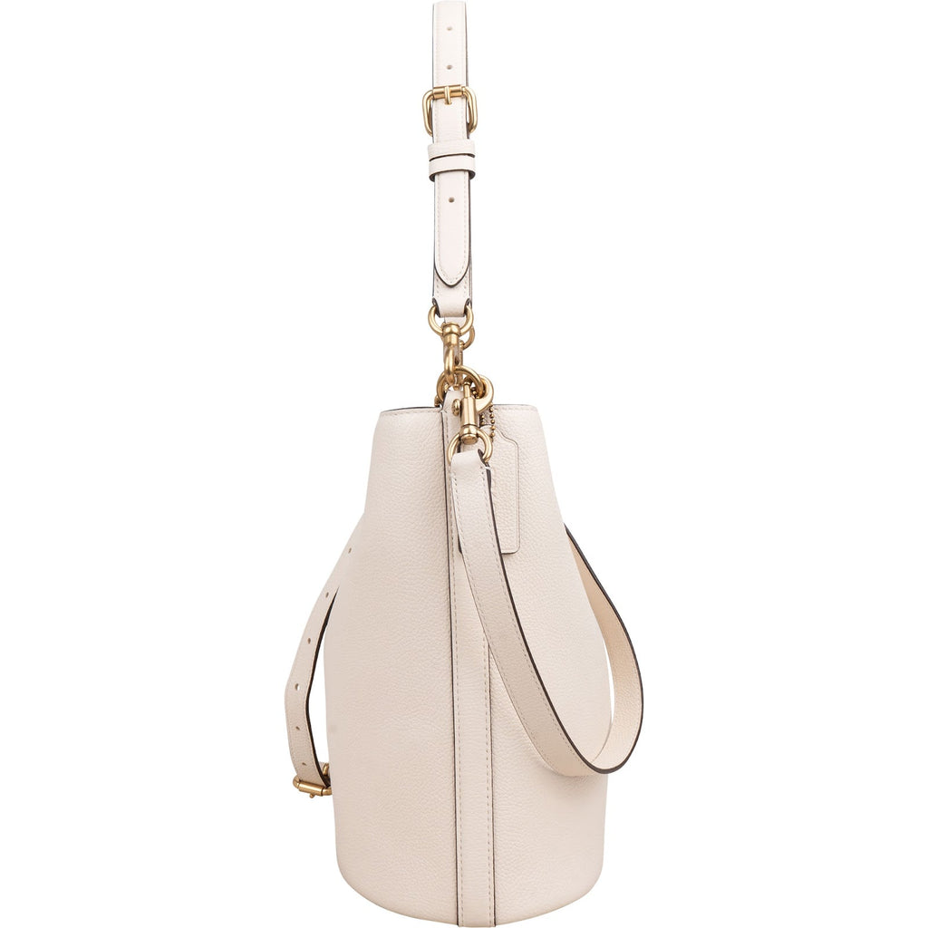 Coach Polished Pebble Leather Willow Bucket Crossbody Shoulder Bag