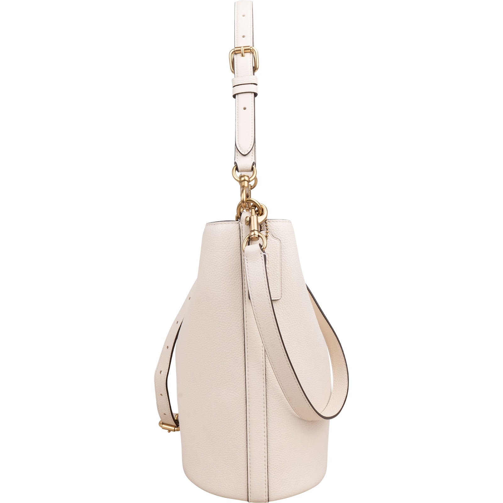 Coach Polished Pebble Leather Willow Bucket Crossbody Shoulder Bag
