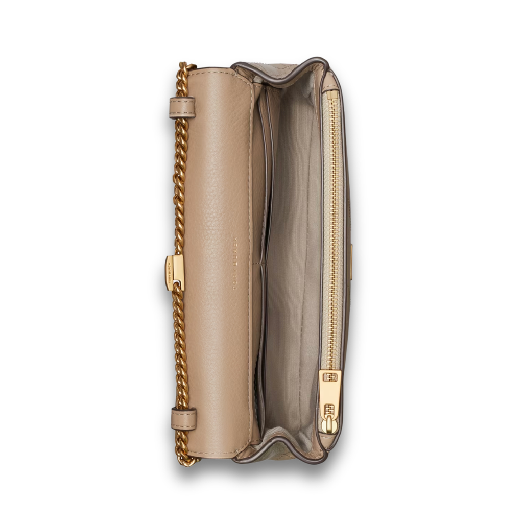 Tory Burch Charlie Quilted Chain Wallet