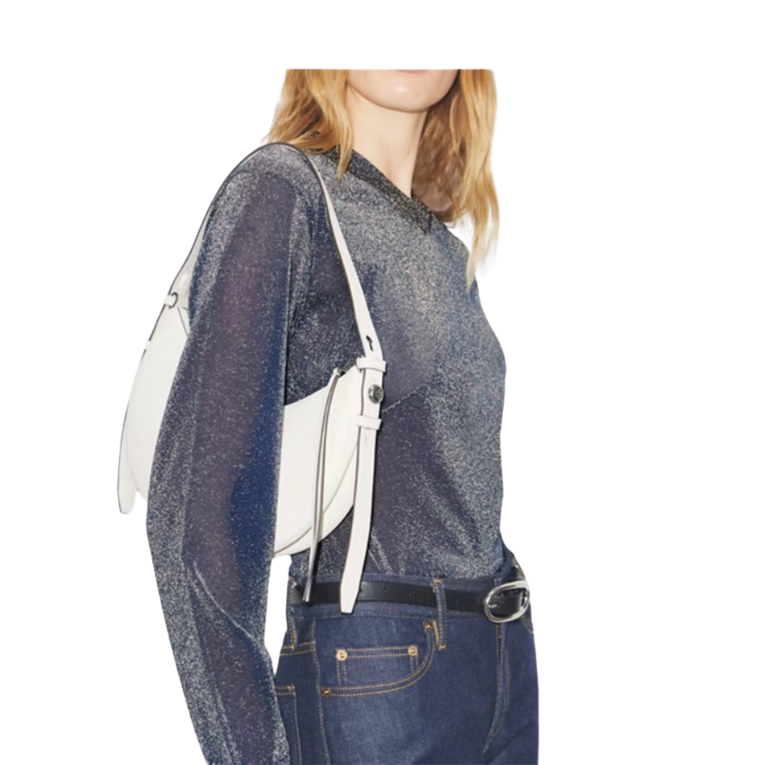 Tory Burch Romy Half Moon Shoulder Bag