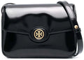 Tory Burch Robinson Spazzolato Shoulder Bag Black